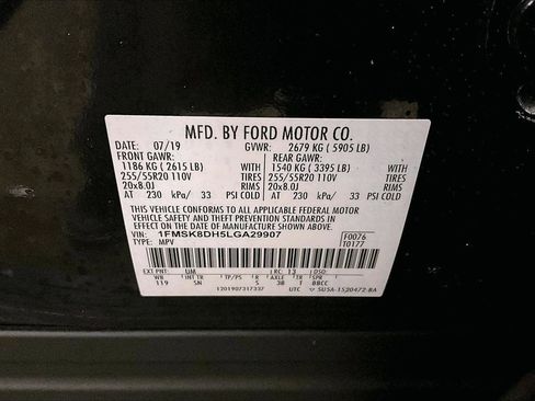 Used 2020 Ford Explorer XLT w/ Equipment Group 202A image 34