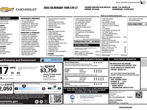 Used 2022 Chevrolet Silverado 1500 LT w/ Z71 Off-Road Package image 3