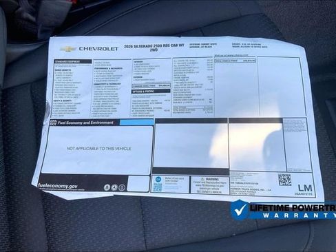 New 2026 Chevrolet Silverado 2500 W/T w/ WT Convenience Package RWD image 14