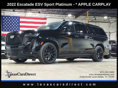 Used 2022 Cadillac Escalade ESV Sport Platinum w/ LPO, ONYX Package