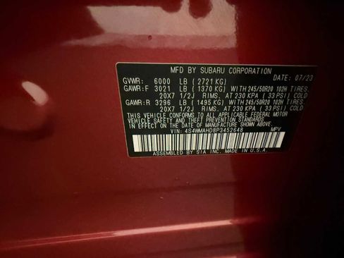 Certified 2023 Subaru Ascent Onyx Edition image 37