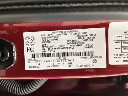 Used 2021 Ford F150 Lariat w/ Equipment Group 502A High image 46