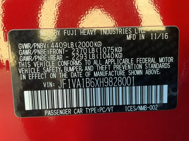 Used 2017 Subaru WRX AWD/4WD image 25