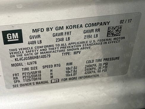 Certified 2017 Buick Encore Essence AWD/4WD image 27