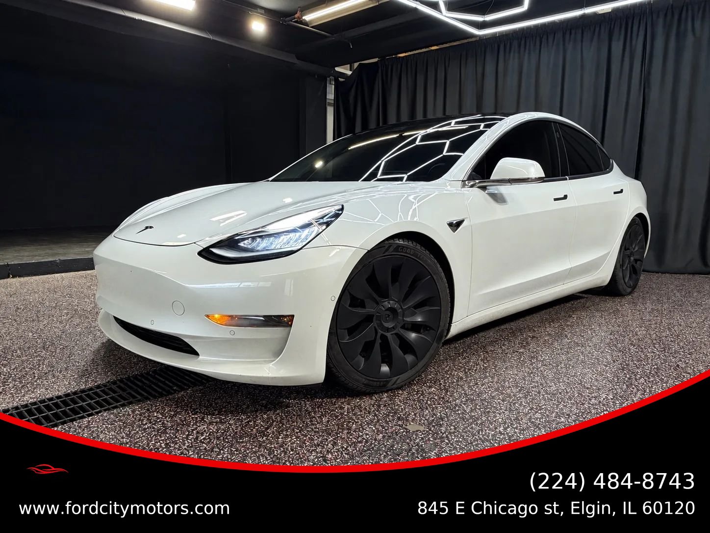 Used 2020 Tesla Model 3 Long Range AWD/4WD image 1