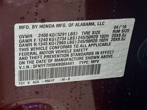 Used 2019 Honda Passport EX-L image 32