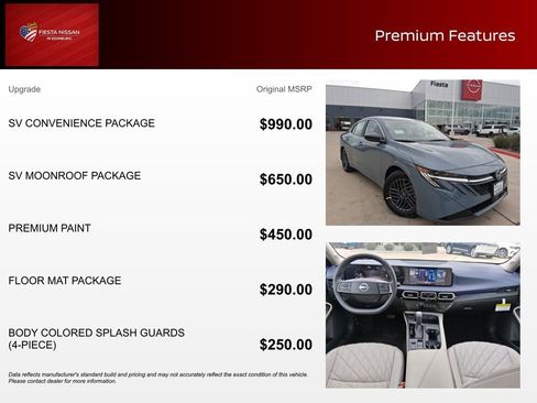 New 2026 Nissan Sentra SV w/ SV Convenience Package FWD image 3