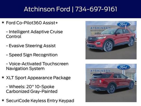 Certified 2022 Ford Explorer XLT w/ Equipment Group 202A image 16