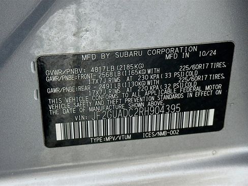 Used 2024 Subaru Crosstrek 2.0i Premium image 12