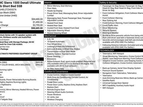 New 2026 GMC Sierra 1500 Denali Ultimate AWD/4WD image 10