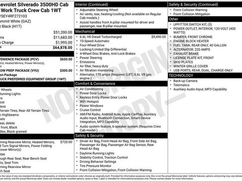 New 2024 Chevrolet Silverado 3500 W/T w/ WT Convenience Package image 21