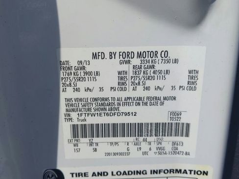 Used 2013 Ford F150 FX4 w/ Luxury Equipment Group AWD/4WD image 18