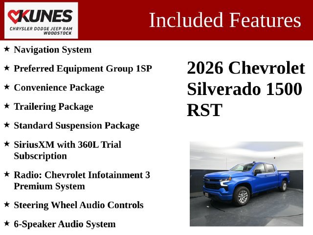 Used 2026 Chevrolet Silverado 1500 RST AWD/4WD image 3