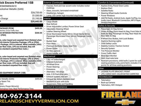 Used 2022 Buick Encore Preferred w/ Safety Package image 2