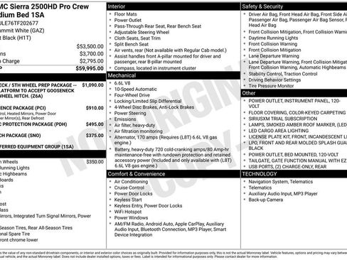 New 2026 GMC Sierra 2500 Pro AWD/4WD image 32