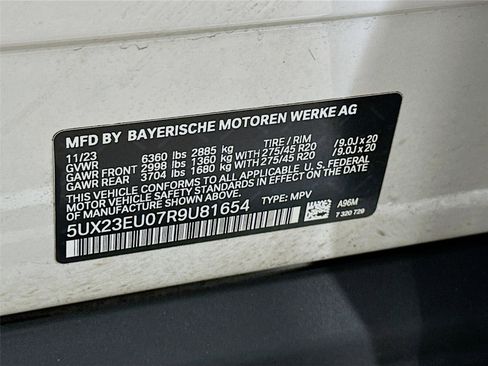 Certified 2024 BMW X5 xDrive40i w/ Parking Assistance Package image 33