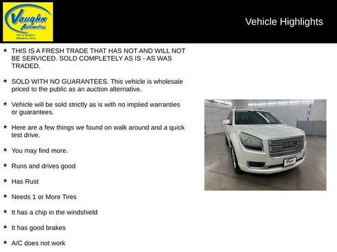 Used 2015 GMC Acadia Denali AWD/4WD image 2