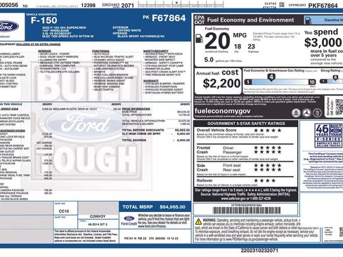 Used 2023 Ford F150 XLT w/ Equipment Group 302A High AWD/4WD image 22