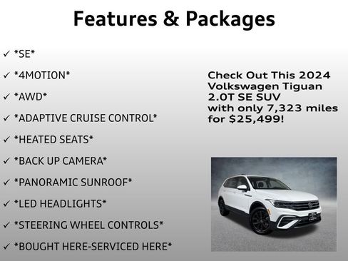 Used 2024 Volkswagen Tiguan SE image 4