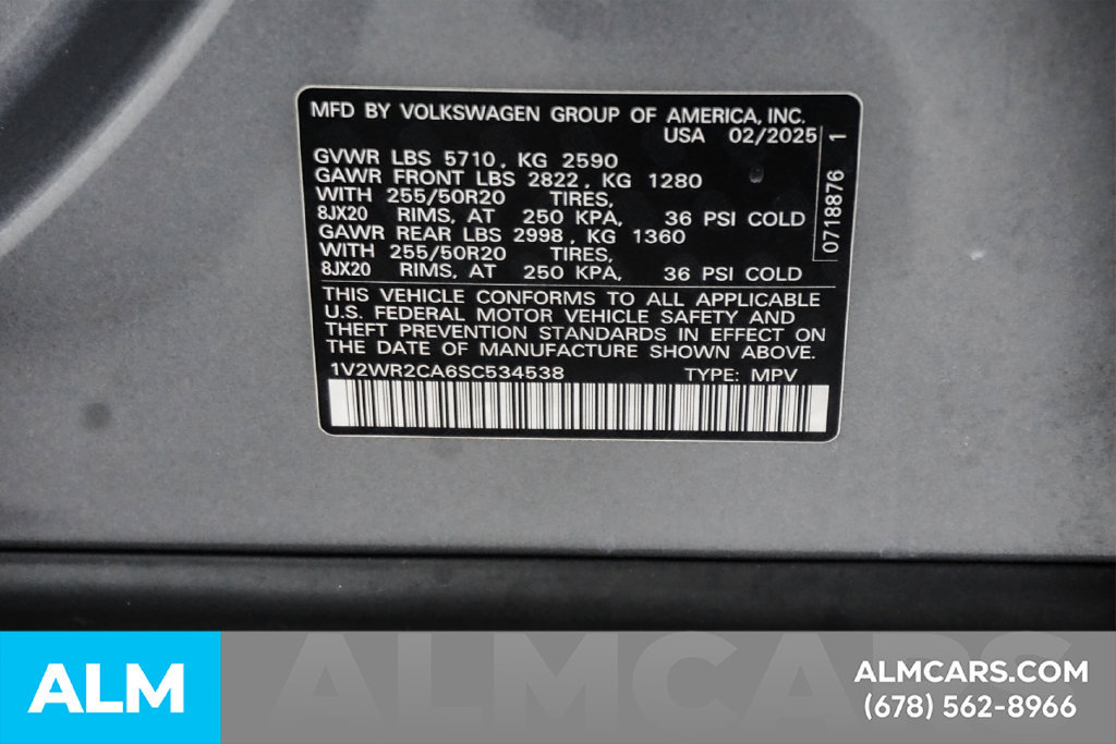 Used 2025 Volkswagen Atlas SE FWD image 60