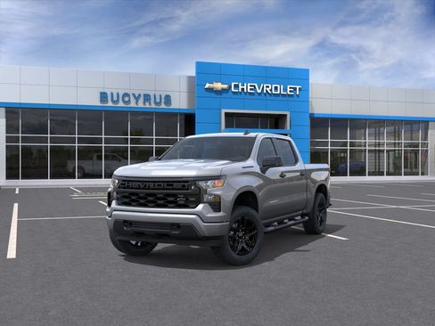 New 2026 Chevrolet Silverado 1500 Custom w/ Turbomax Blackout Package AWD/4WD image 8