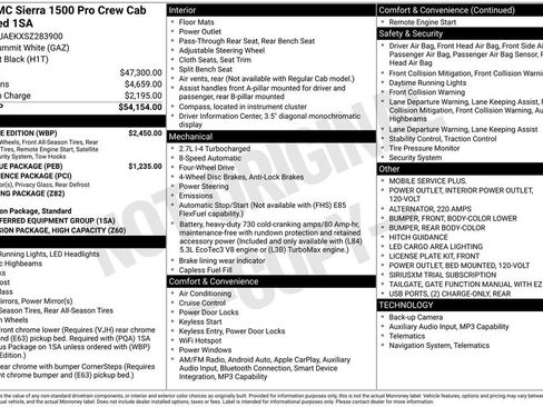 Used 2025 GMC Sierra 1500 Pro w/ Graphite Edition AWD/4WD image 4