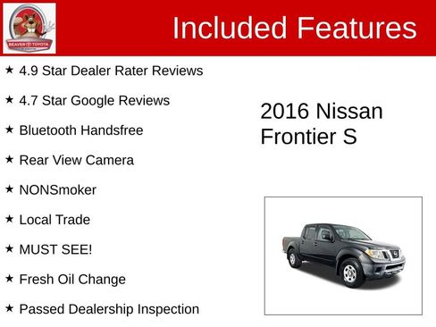 Used 2016 Nissan Frontier S image 4