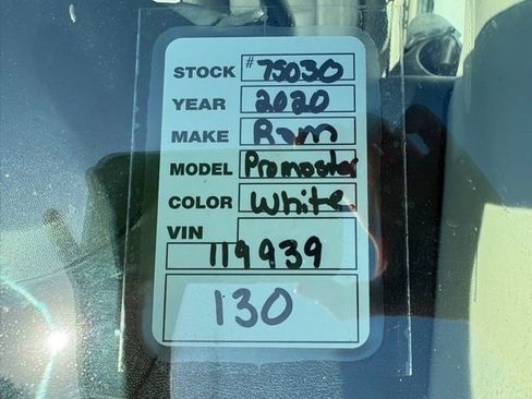 Used 2020 RAM ProMaster 1500 w/ Interior Convenience Group image 35