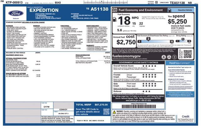 New 2026 Ford Expedition Tremor AWD/4WD image 32