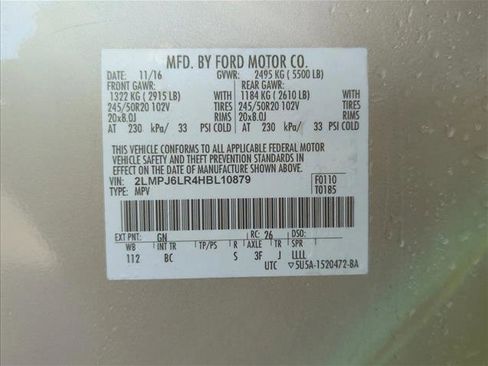 Used 2017 Lincoln MKX Reserve w/ Cargo Utility Package image 24