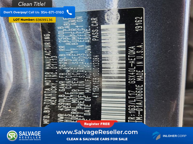 Used 2013 Toyota Avalon XLE Touring FWD image 17