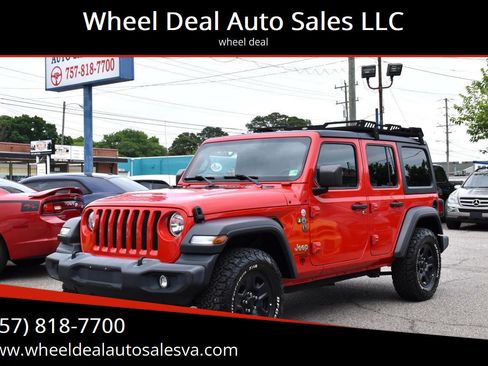 Used 2020 Jeep Wrangler Unlimited Sport image 1