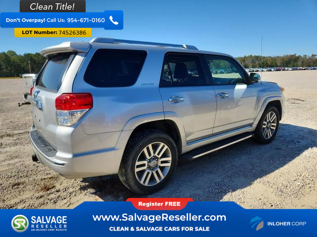 Used 2012 Toyota 4Runner Limited AWD/4WD image 4