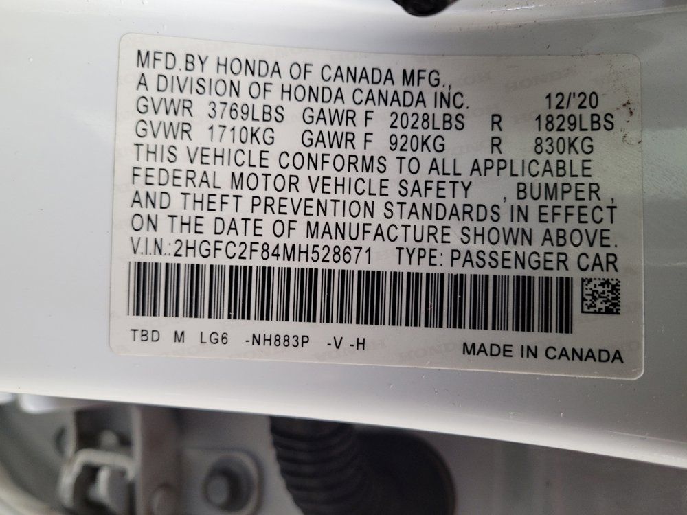 Used 2021 Honda Civic Sport image 33