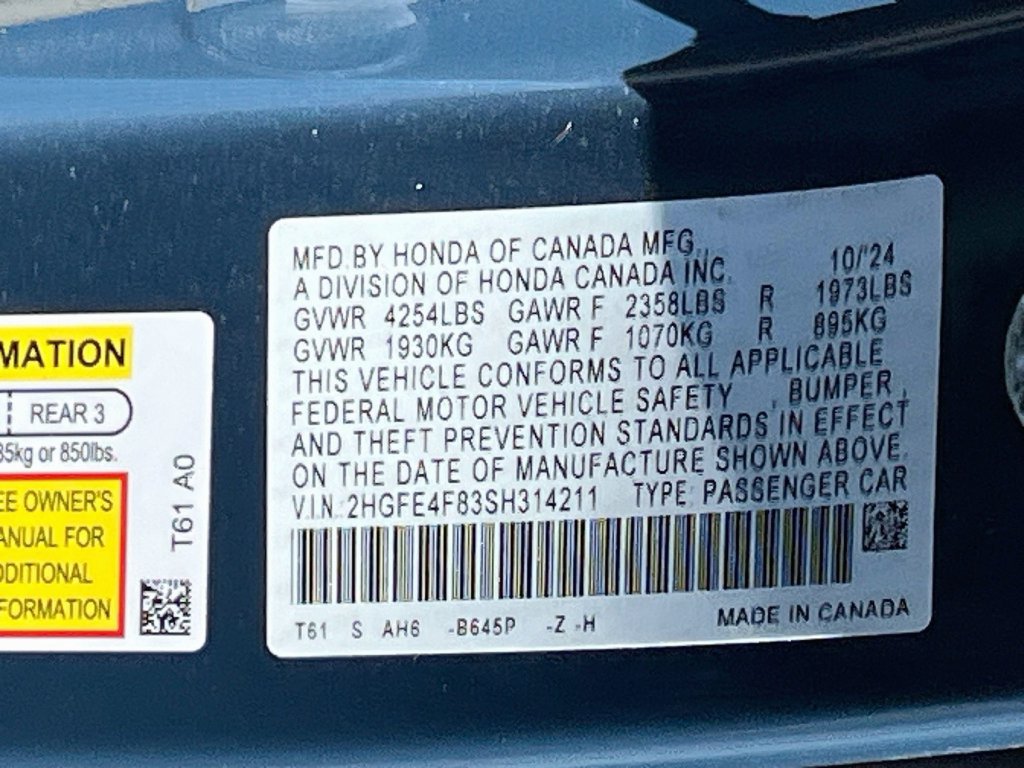 Used 2025 Honda Civic FWD Hybrid Sedan image 31