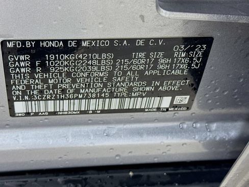 Certified 2023 Honda HR-V LX image 36