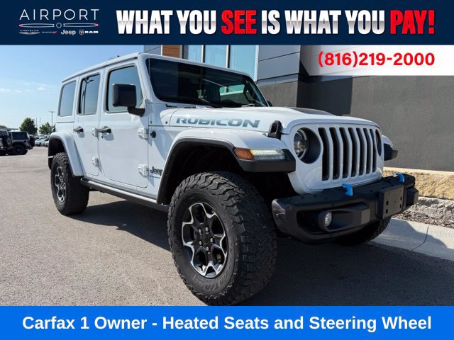 Used 2023 Jeep Wrangler Unlimited Rubicon 4xe w/ Steel Bumper Group AWD/4WD image 1