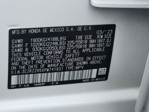 Certified 2023 Honda HR-V Sport image 27