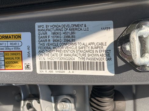 Certified 2024 Honda Accord EX image 29
