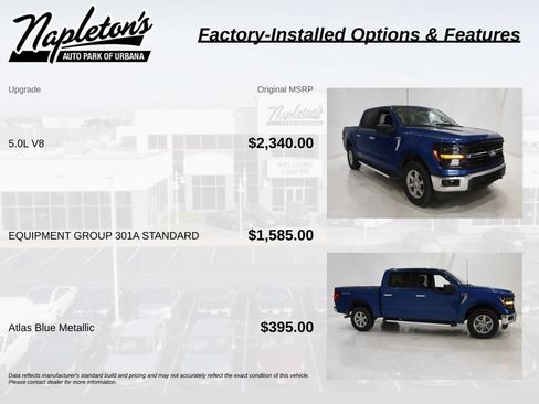 Used 2025 Ford F150 XLT w/ Equipment Group 301A Standard AWD/4WD image 4