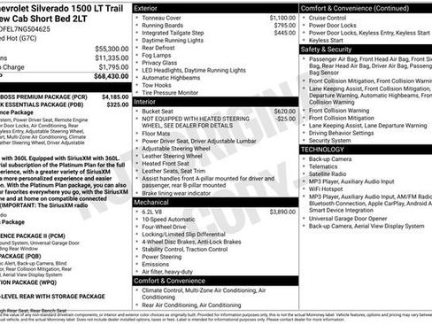 Used 2022 Chevrolet Silverado 1500 LT Trail Boss w/ LT Trail Boss Premium Package AWD/4WD image 3