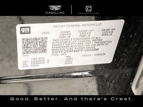 Certified 2023 Cadillac XT4 Premium Luxury w/ Driver Assist Package AWD/4WD image 32