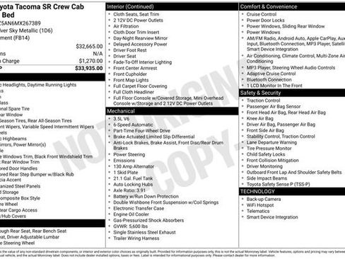 Used 2021 Toyota Tacoma SR image 5