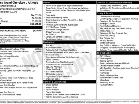 Used 2023 Jeep Grand Cherokee L Laredo AWD/4WD image 13