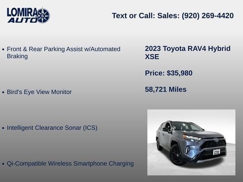 Used 2023 Toyota RAV4 XSE AWD/4WD image 33