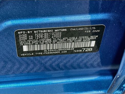 Used 2024 Mitsubishi Mirage ES FWD image 12