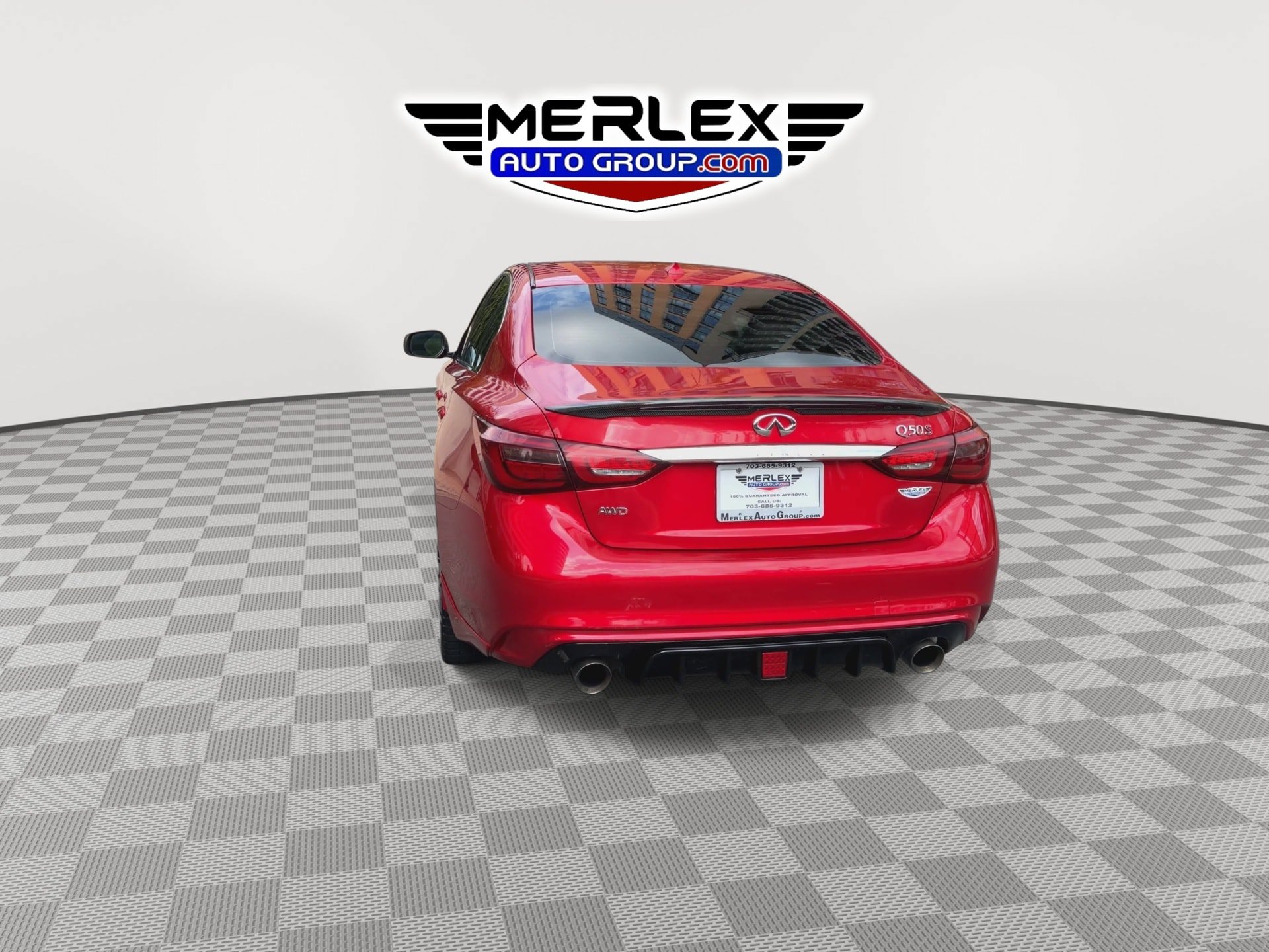 Used 2019 INFINITI Q50 Red Sport 400 AWD/4WD image 7