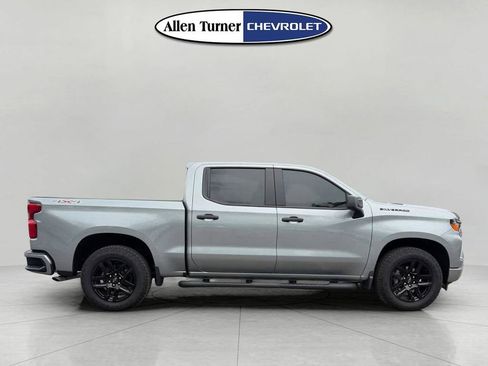 Used 2026 Chevrolet Silverado 1500 Custom w/ Turbomax Blackout Package AWD/4WD image 3