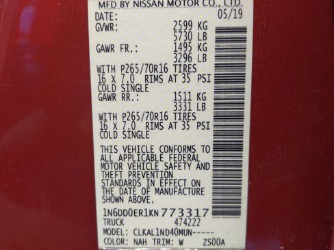 Used 2019 Nissan Frontier S image 33