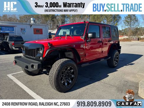 Used 2015 Jeep Wrangler Unlimited Sahara w/ Connectivity Group image 1